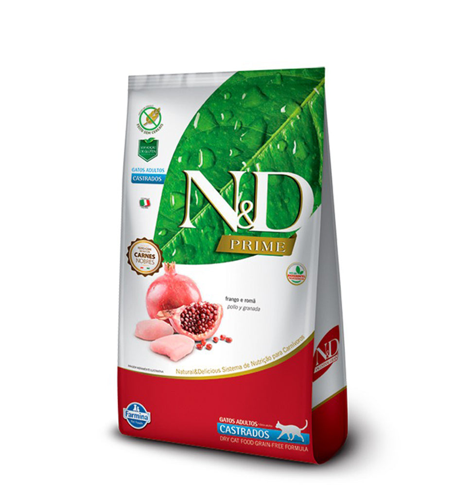 N&D Prime Adulto Sterilizado Pollo y Granada