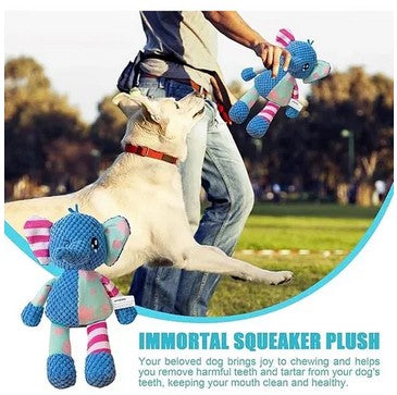 Peluche Sonoro Para Perros Diseño Elefante 26*29cm Wonderdog