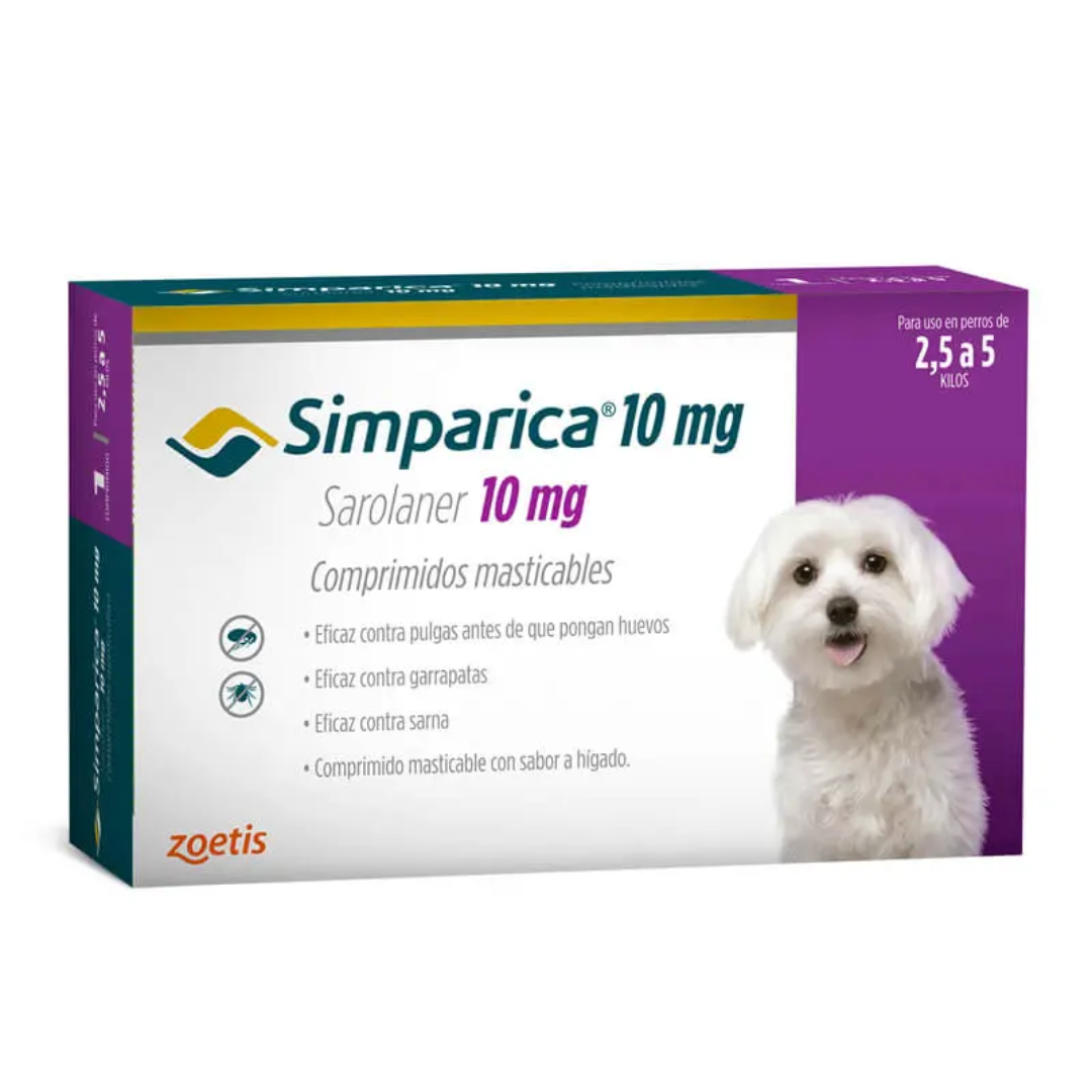 Simparica 2,5 a 5 Kg