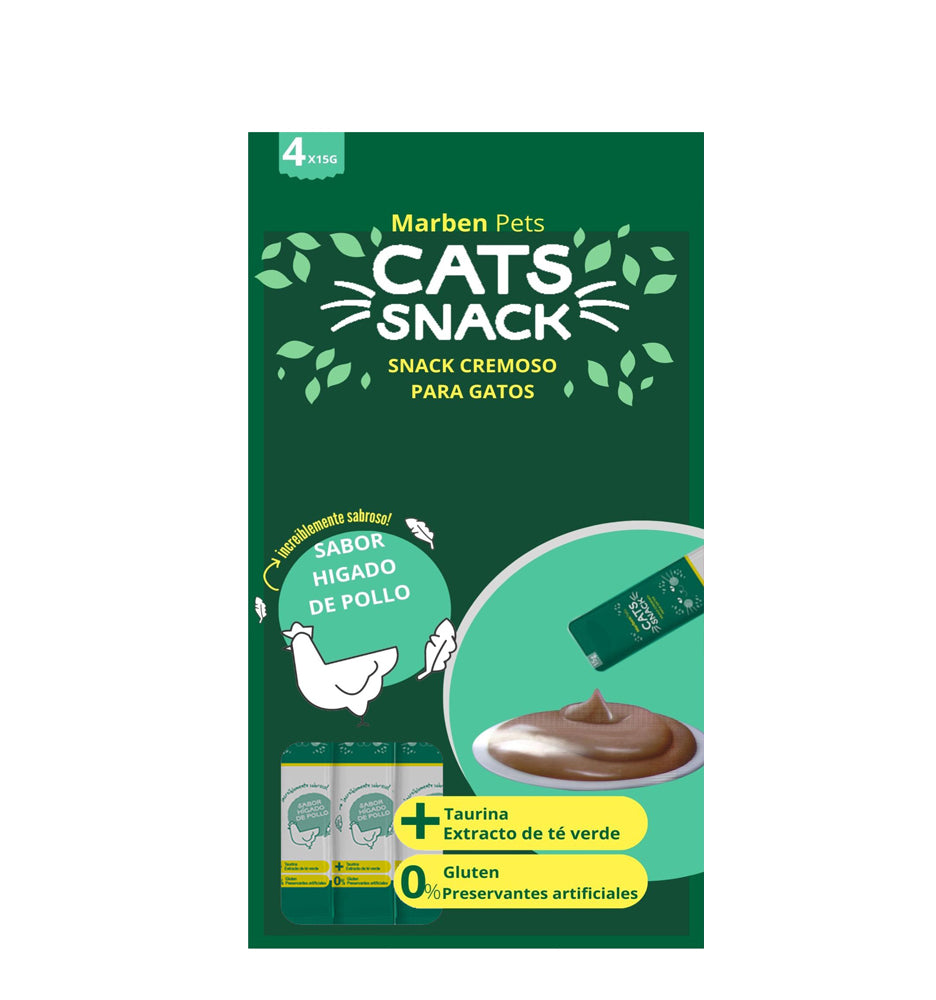 Cat Snack Tubo Cremoso Higado de Pollo