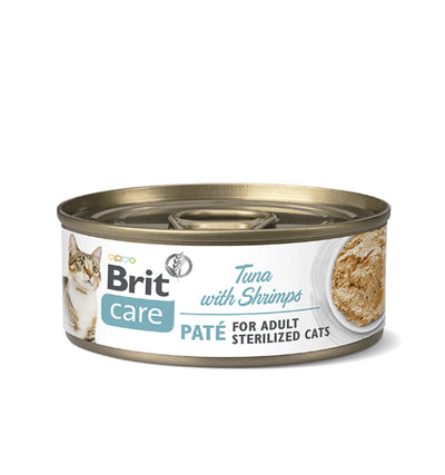 Brit Care Cat Sterilized Tuna Pate With Shrimps