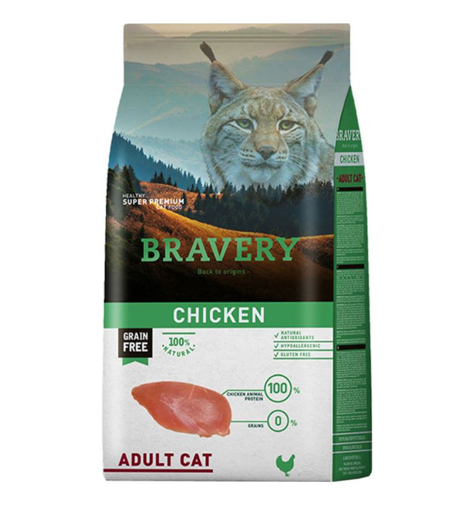 BRAVERY CAT CHICKEN ADULT 2KG