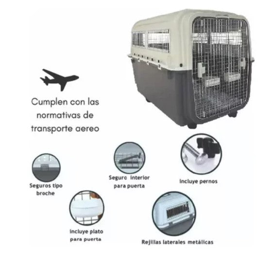 Transportadora Kennel Travel Para Perros XXXL