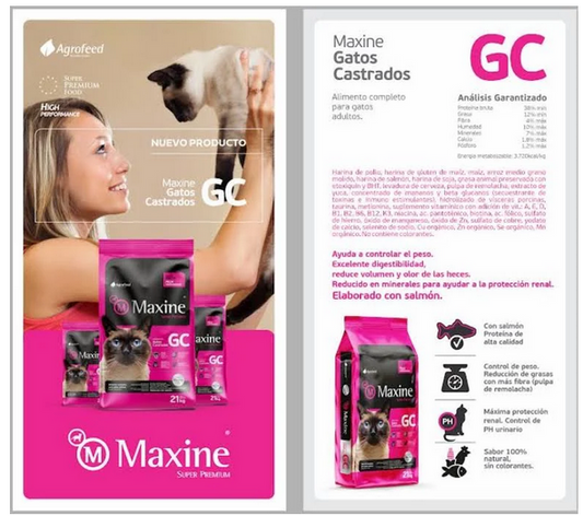 Maxine Gato Castrado Super Premium