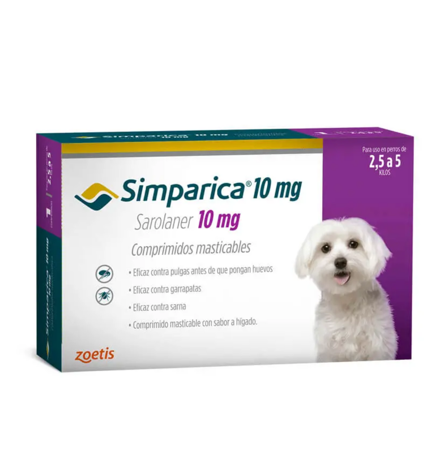 Simparica 2,5 a 5 Kg