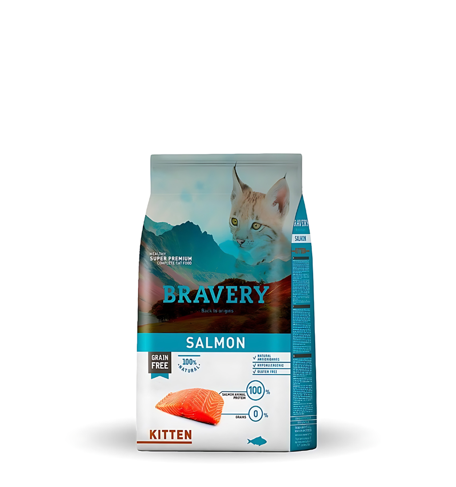 Bravery Kitten Salmon 2kg