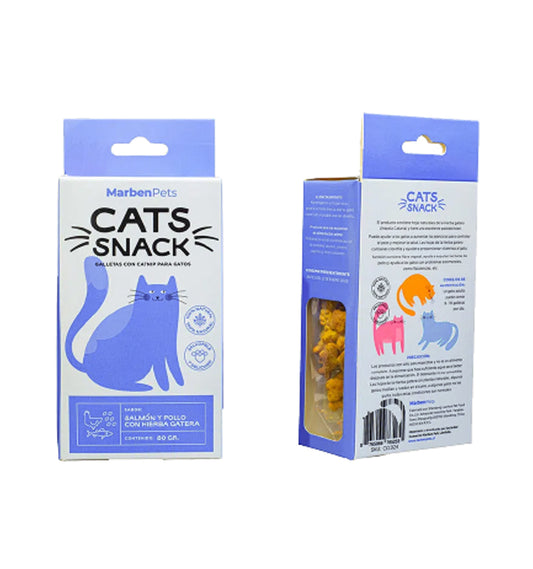 Cat Snack Salmón y Pollo Con Hierba Gatera