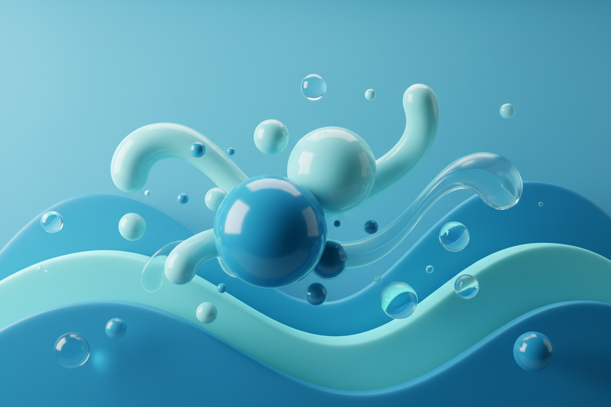 creacion de fondo tridemensional color agua para mascotas 