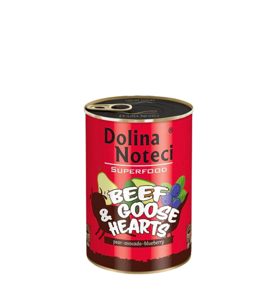 Dolina Noteci Beef &amp; Goose Hearts