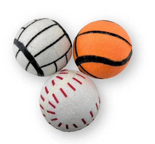 Pack 3 Pelotas EstiloTenis Diseño Deporte