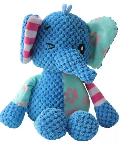 Peluche Sonoro Para Perros Diseño Elefante 26*29cm Wonderdog