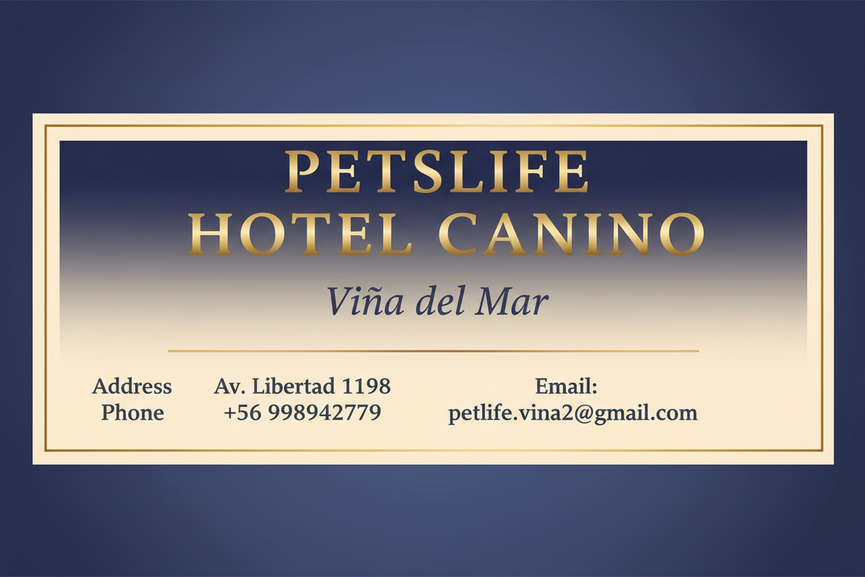 solo aviso medidas 1840x450, solo  letrerro bello, sin imagenes. aviso que diga petslife hotel canino, para viña del mar, av. libertad 1198,  fono +56 998942779, correo: petlife.vina2@gmail.com