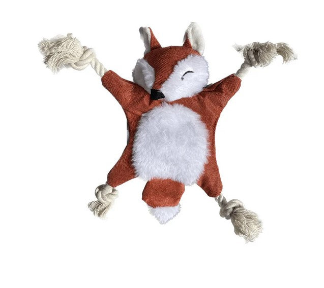 Peluche Sonajero Zorro y Ardilla wonder dog