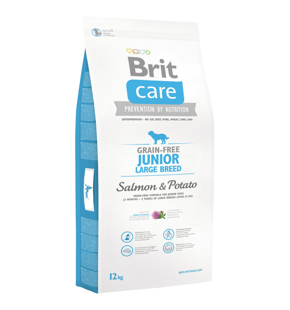 Brit Care Dog Junior Large Breed Salmon